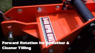 WoodMaxx RT58 PTO Rotary Tiller Walk Around [upl. by Ecneps]