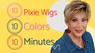 10 PIXIE WIGS  10 COLORS  10 MINUTES  TOP STYLES  Bonus NEW STYLES  Choose Your Favorite [upl. by Nnylatsyrc461]