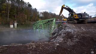 Prattsville Bridge demolition [upl. by Enos254]