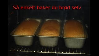 Hjemmebakt grovbrød  enkelt steg for steg [upl. by Yadrahs]