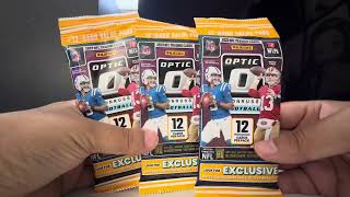 2023 Panini Football NFL Trading Cards Optic Donruss Fat Packs Opening  First Look [upl. by Asilegna]