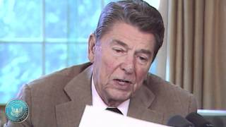 President Reagans Radio Address to the Nation on Welfare Reform  8187 [upl. by Sigsmond13]