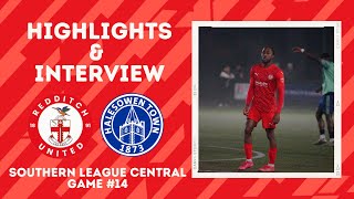 HIGHLIGHTS amp INTERVIEW  Redditch United vs Halesowen Town [upl. by Ntisuj]