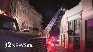 Historic buildings destroyed in Bisbee fire [upl. by Annelak]