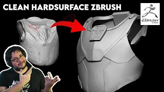 How to Create Clean Hardsurface in ZBrush [upl. by Jelena]