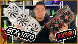 กูไม่รู้ RX 580 8GB VS GTX 1070 ไดร์ฟเวอร์ล่าสุด สู่ปี 2020 ใครแรงกว่ากัน l ADBIG l [upl. by Arrad]