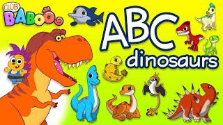 ABC dinosaurs  Learn the ABC with 26 dinosaurs for children  Dino ABC for kids [upl. by Lig]