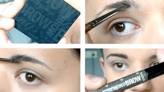 Tuto  2 façons de maquiller ses sourcils ♥ [upl. by Lyrem]