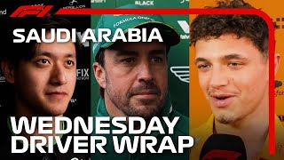 The Drivers Look Forward To Exciting Weekend In Jeddah  2024 Saudi Arabian Grand Prix [upl. by Di974]