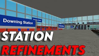 STATION REFINEMENTS Roblox Itty Bitty Railway 8 [upl. by Messing]