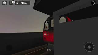 Northern Line 1995 ts departs Embankment ROBLOX London Underground [upl. by Pals488]