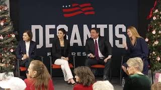 Ron and Casey DeSantis speak at Mamas for DeSantis Event with Special Guest Governor Kim Reynolds [upl. by Notnirt]