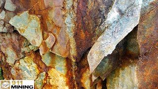 Solid Deteriorated Sulfide Vein In An Oxidized Outcrop Contains Gold amp Silver [upl. by Bjorn]