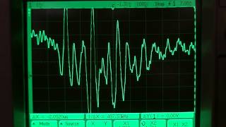 HAARP Signal on Oscilloscope Live April 10 2014 [upl. by Ayekim973]