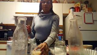 MILK KEFIR GRAIN INTO WATER KEFIR [upl. by Yrollam]