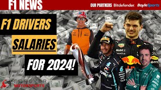 F1 Drivers Salaries For 2024 [upl. by Victoria]