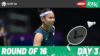 YONEX Taipei Open 2024  Day 3  Court 1  Round of 16 [upl. by Marylou388]