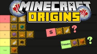 NEW 1171 Minecraft Origins TIER LIST  ALL ORIGINS ANALYZED [upl. by Anig]