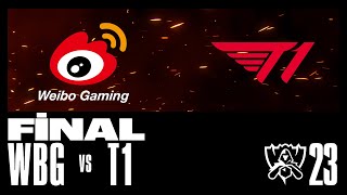 WeiboGaming FAW AUDI vs T1  2023 Worlds  Final [upl. by Nnanaej867]