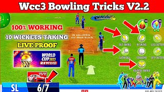 Wcc3 bowling tricks  Wcc3 wicket trick  wcc 3 wickets trick [upl. by Osbourne]