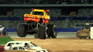 Monster Jam El Toro Loco Freestyle  Abu Dhabi 2013 [upl. by Cedell]