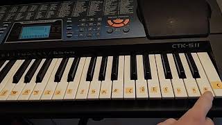 How to play the Sticky Keys sound on piano [upl. by Utley]