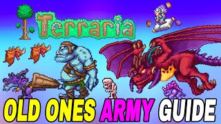 Terraria How To Summon amp Defeat The Old Ones Army Guide Eternia Crystal Tutorial [upl. by Nuahsad]