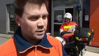 MPS  Une moto de premiers secours  Protection Civile du BasRhin [upl. by Harrietta]