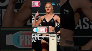 🇰🇬☝🏼VALENTINA SHEVCHENKO OFFICIAL WEIGH IN NOCHE UFC 2024 [upl. by Aehsal]