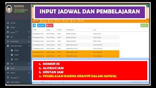 CARA INPUT PEMBELAJARAN DAN JADWAL DI DAPODIK 2022C SEMESTER GENAP TAHUN 2022 [upl. by Mcbride]