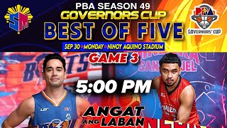 🔴LIVE GAME 3 MERALCO VS BARANGAY GINEBRA PBA PLAYOFFS │ 2024 GOVERNORS CUP PlaybyPlay Reaction [upl. by Garry]