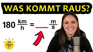 kmh in ms umrechnen – Einheiten umwandeln [upl. by Burchett724]