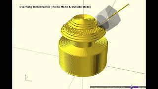 Mixing Planar amp NonPlanar Slicing Methods for 3D Printing Overhangs without Support Structure [upl. by Seniag]