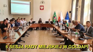 6 sesja rady miejskiej w Gołdapi  31072024 [upl. by Flori]