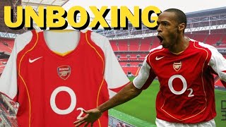 UMBOXING DE CAMISA DE TIME ARSENAL 20042005  BRFANS [upl. by Gebelein]