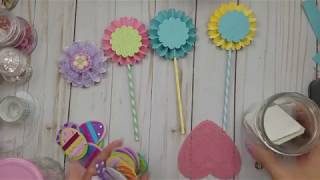 2018 Mini ROSETTE Wand Tutorial using MS Punch [upl. by Eckblad]