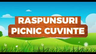 Raspunsuri 1  500 Picnic Cuvant  Toate raspunsurile [upl. by Ellerahc527]