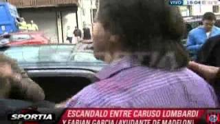 Caruso Lombardi contra Fabian Garcia a las piñas Intento de Pelea [upl. by Kirsteni96]