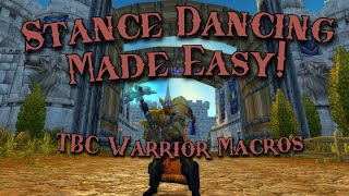 WoW TBC Classic  Warrior PvPPvE Macros  Stance Dancing [upl. by Marsden]