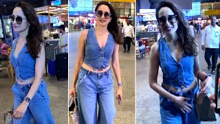 Actress Pragya Jaiswal Spotted At Airport  Pragya Jaiswal Latest Video  Daily Culture [upl. by Kling]