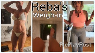 😗First Week Weighin 😗 Reba Fitness Journey at age 60 [upl. by Jillayne993]