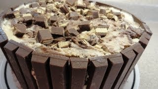 Kit Kat Candy Bar Ice Cream Cake  with yoyomax12 [upl. by Namsaj]