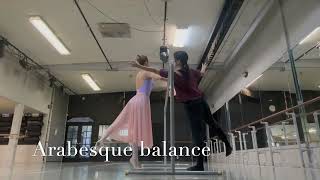 Todays ballet lesson  5th pirouette  chassé en tournant [upl. by Lasorella]