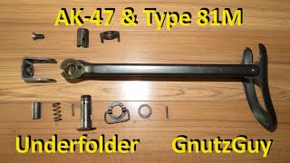 Underfolder  AK47 amp Type 81M Disassembly amp reassembly Chinese AK47 amp T81M [upl. by Neeroc360]