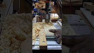 using a forstner bit to remove material woodworking howto [upl. by Delamare]