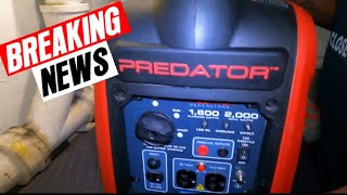 PREDATOR 2000 GENERATOR FIRST OIL CHANGE cars fypシ shorts [upl. by Fonseca]