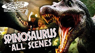 All Spinosaurus Scenes In Jurassic Park III 2001  Science Fiction Station [upl. by Ettenuj]