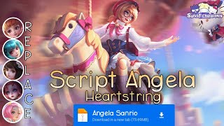 Script Skin Angela Sanrio No Password  Full Effect amp Voice  Update Patch Terbaru 2024  MLBB [upl. by Attikin]