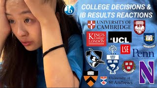 COLLEGE DECISIONS  IB RESULTS REACTION 2023 ivies t10s northwestern jhu uk cambridge hk intl [upl. by Eniamej114]