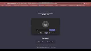 Microsoft Teams Join a meeting as a guest via Desktop [upl. by Porcia887]